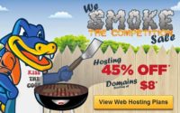 45% OFF on HostGator Hosting + $8 domains 4