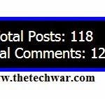 Total Posts & Total Comments Widget for Blogger Blog 28