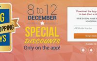 Flipkart Big App Shopping Days Offers, Tricks & Coupon Codes (Dec 8-Dec 12) 1