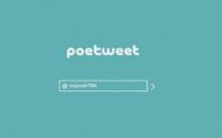 Convert your Twitter tweets into Poem using Poetweet 5