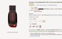 (Starts from Rs.165 )SanDisk 8GB Pen Drives offers in Amazon India 1