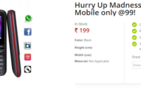 Rs.199 Only: Whatsapp+Facebook available Cell Phones [Mega Offer] 2