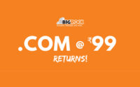 BigRock India Mega offers .com Domains @ Rs.99 2