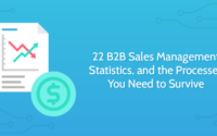 22 B2B Sales Management Statistics, And The Processes You Need To Survive 1